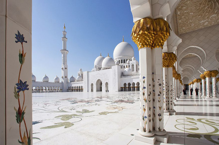 Sheikh Zayed Mosque, Abu Dhabi, UAE (United Arab Emirates)