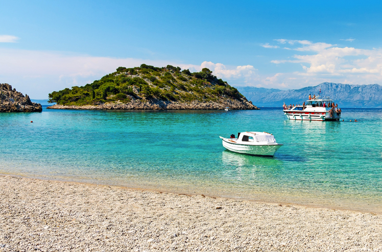 amazing beach in Peljesac peninsula, Dalmatia, Croatia