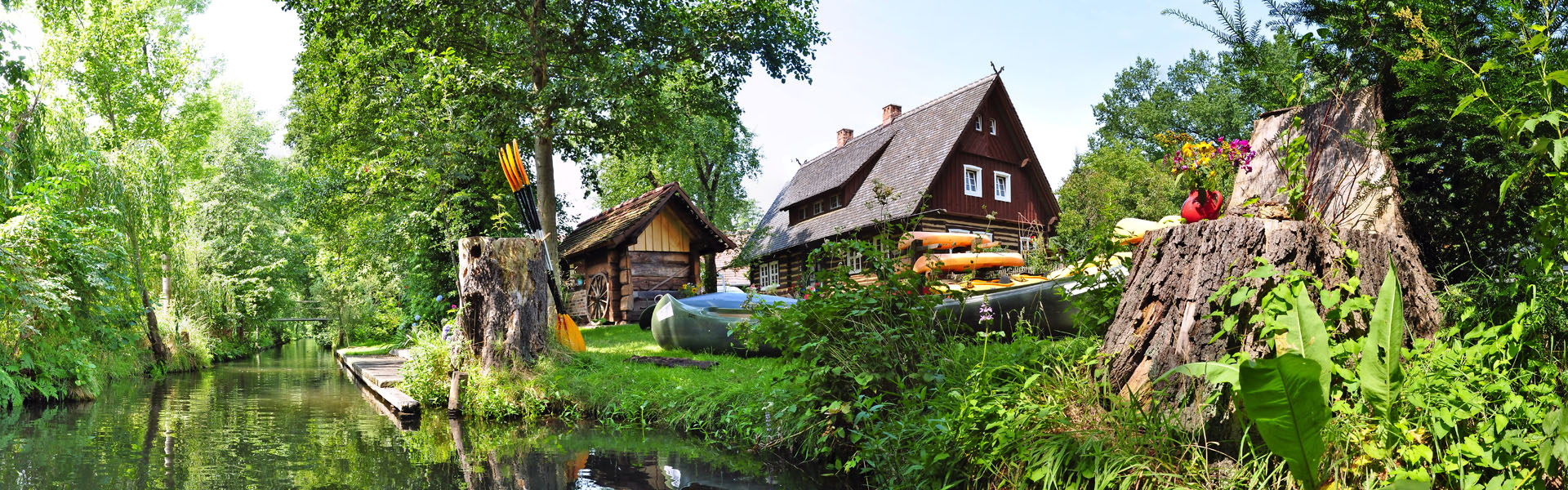 Landschaft im Spreewald