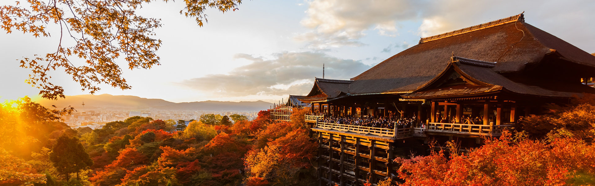 KYOTO, JAPAN - NOVEMBER 19: Kiyomizu-dera in Kyoto, Japan on November 19, 2013. Founded in Heian period in 798, the present building was constructed in 1633 by Tokugawa Iemitsu