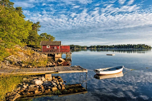 Schären an der schwedischen Küste