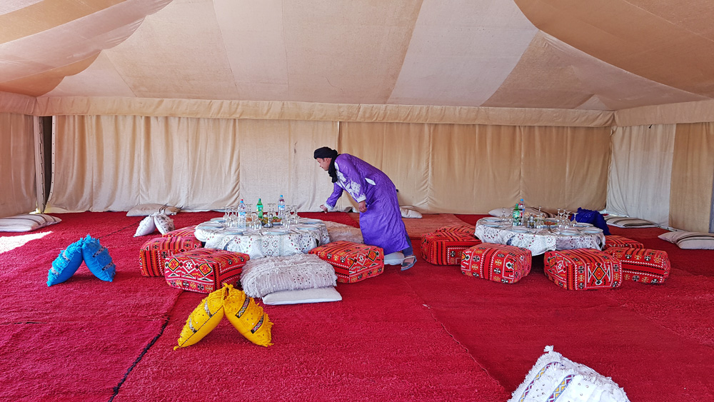 Tajiine Kochkurs im Wüstencamp 5