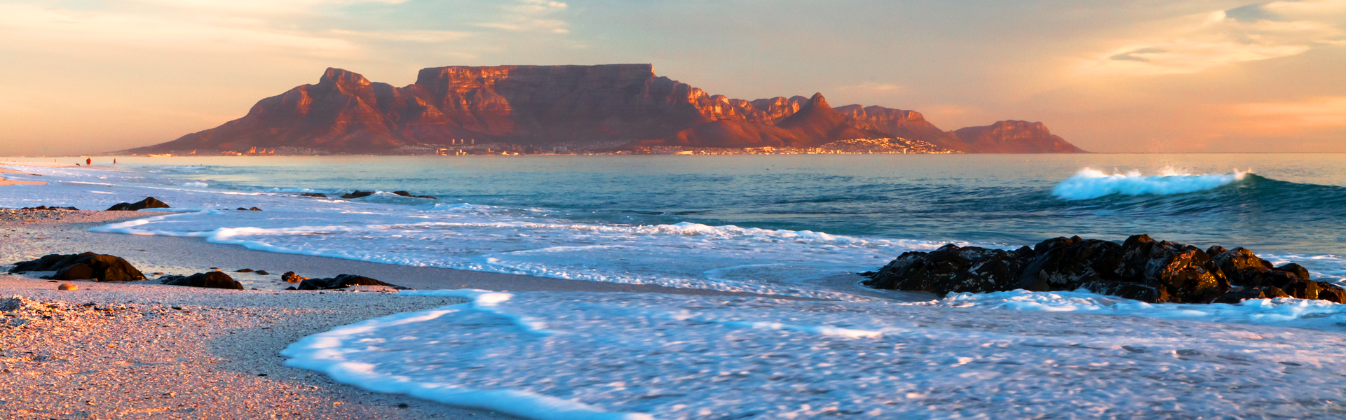 landmark table mountain in cape town south africa scenic view fr
