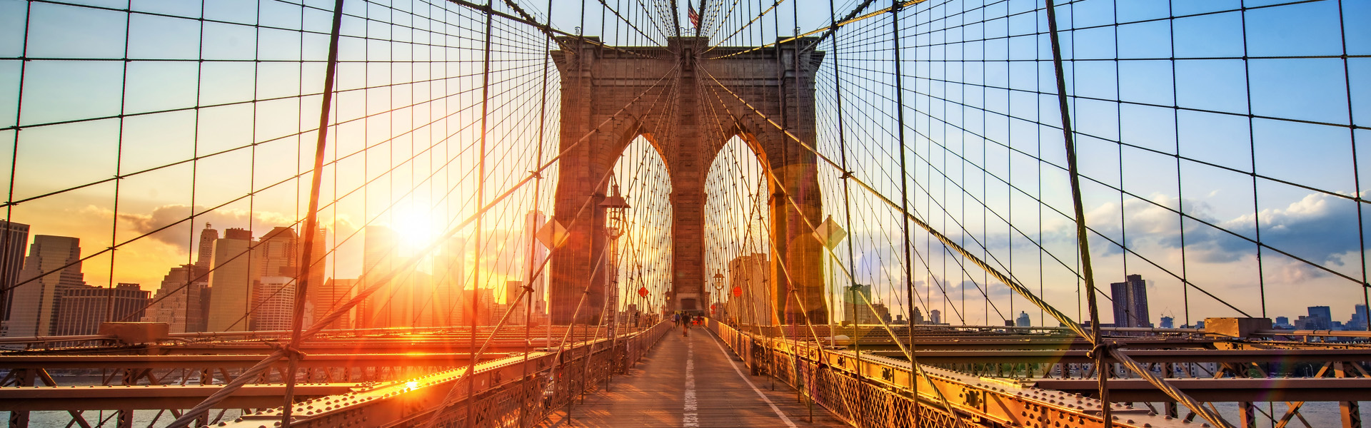 Brooklyn Bridge in New York City USA